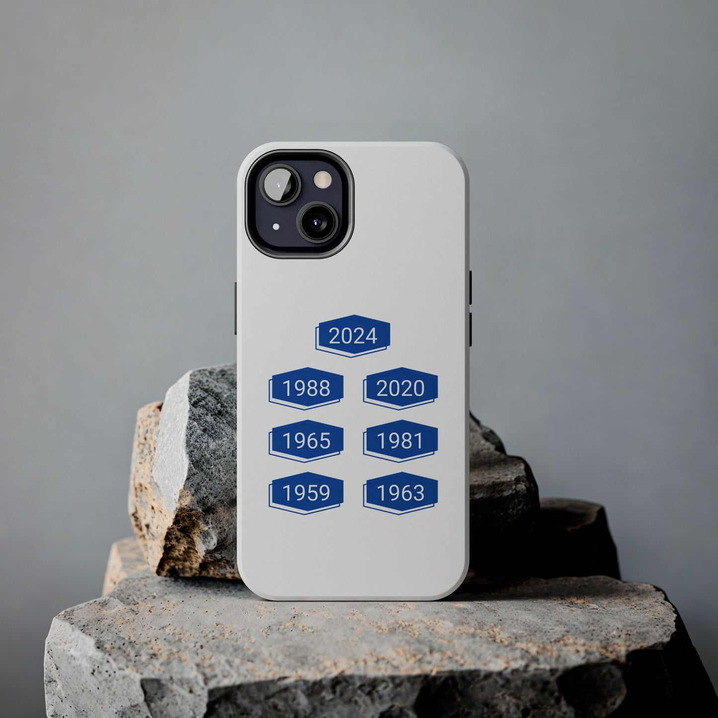 LA Dodgers World Series History iPhone Case