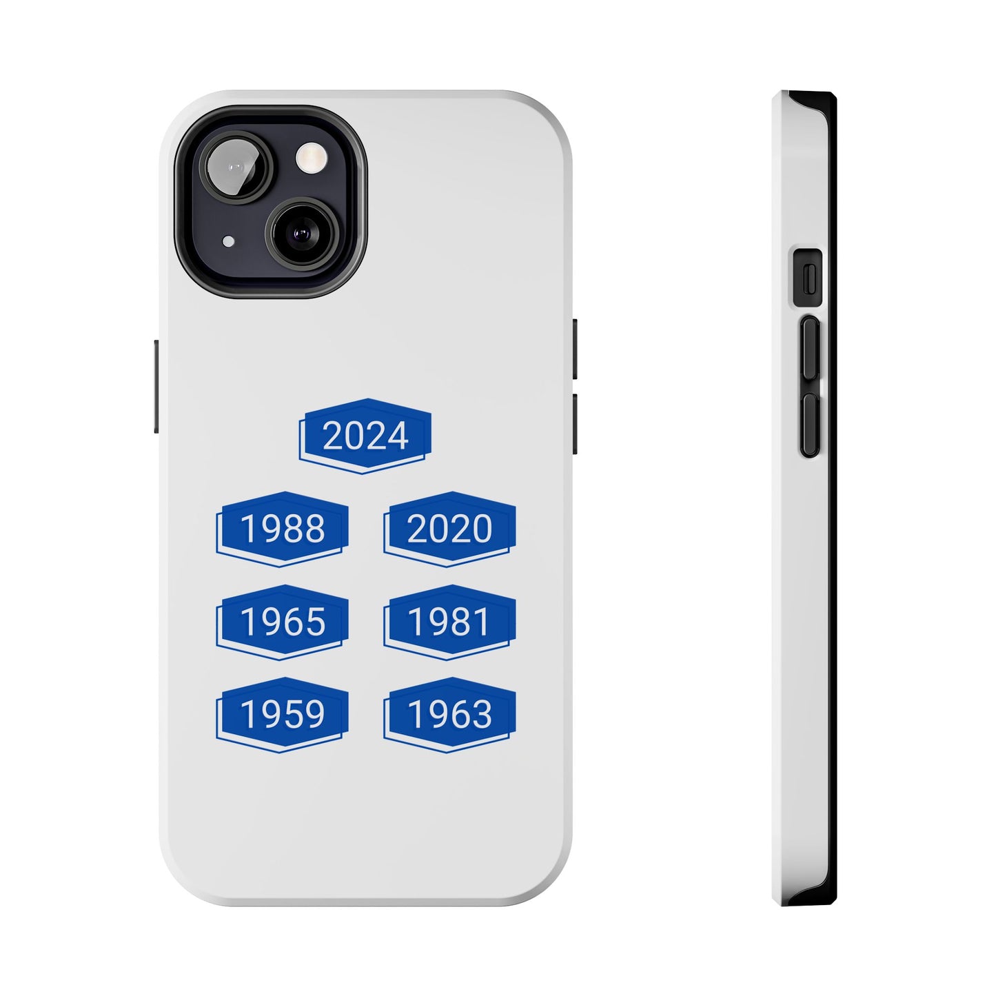 LA Dodgers World Series History iPhone Case