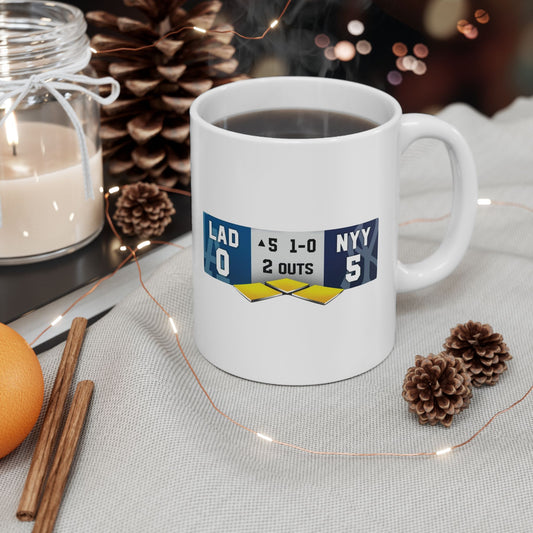 Dodgers Yankees World Series Mug | Top of the Fifth